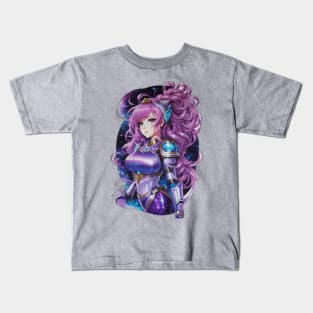 Across the Andromeda Galaxy: Extraordinary AI Anime Character Art Kids T-Shirt